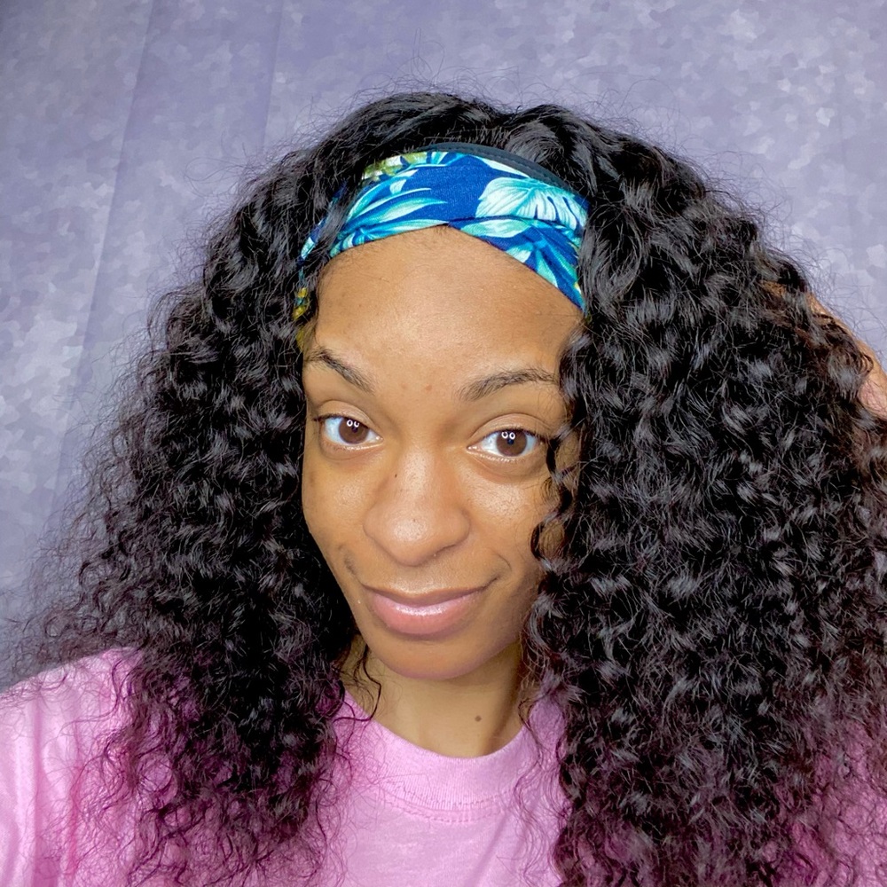 18” headband wig